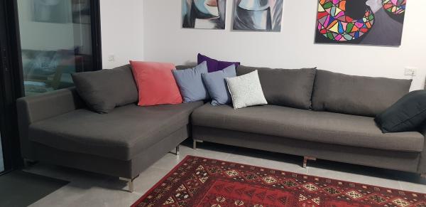 ספה רביצה פינתית(שזלונג שמאל) נוחה