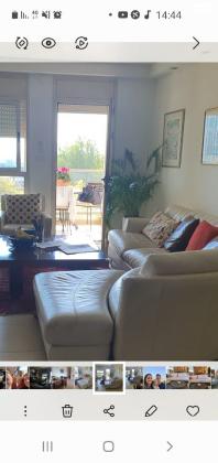 ספה פינתית+ הדום נשלף+ כורסא