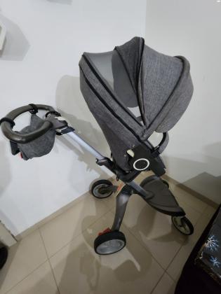 עגלת STokke עם ריפוד שנקנה