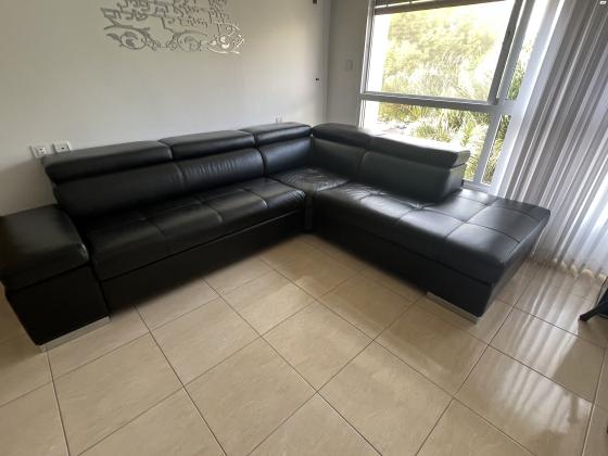 סלון עור איטלקי מצב חדש