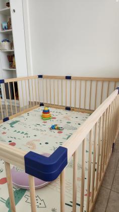 מציאה!גדר פעילות לתינוקות מעץ ניו