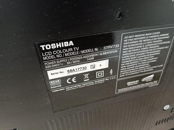 למכירה טושיבה רגזה 37 אינץ,