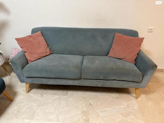 סט סלון ספה ושתי כורסאות