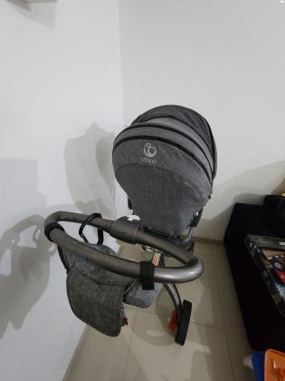 עגלת STokke עם ריפוד שנקנה