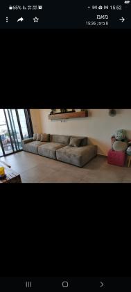 ספת רביצה אפורה, עומק 110,