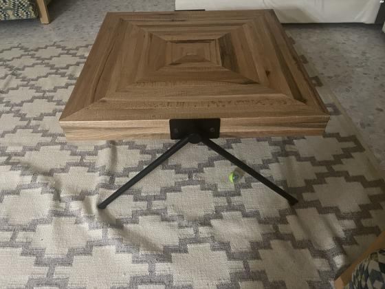 סלון עור איטלקי פינתי +שולחן