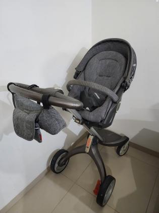 עגלת STokke עם ריפוד שנקנה