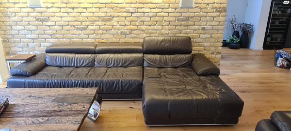 סט סלון עור איטלקי יוקרתי