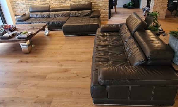 סט סלון עור איטלקי יוקרתי