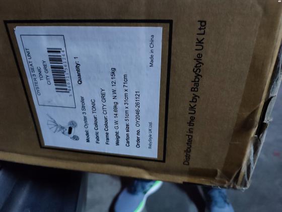 עגלת אויסטר 3 חדשה באריזה,