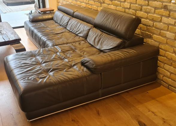 סט סלון עור איטלקי יוקרתי