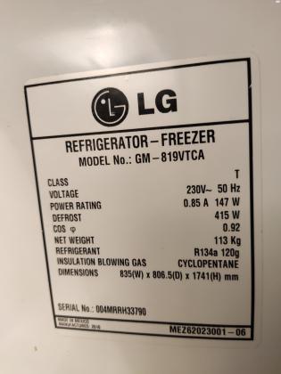 מקררLG no frost ליטר645 ליטר