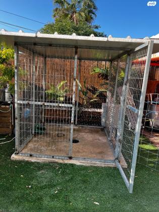 מלונה/כלוב לכלב גדול בנייה עצמית
