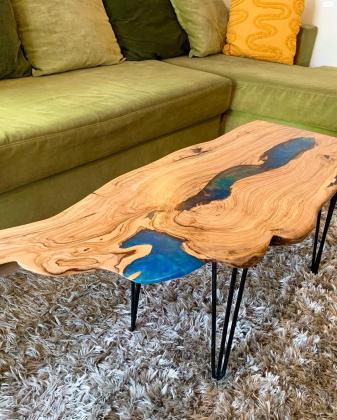 שולחן סלון מהמם מעץ זית