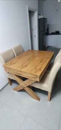 פינת אוכל עץ מלא ,