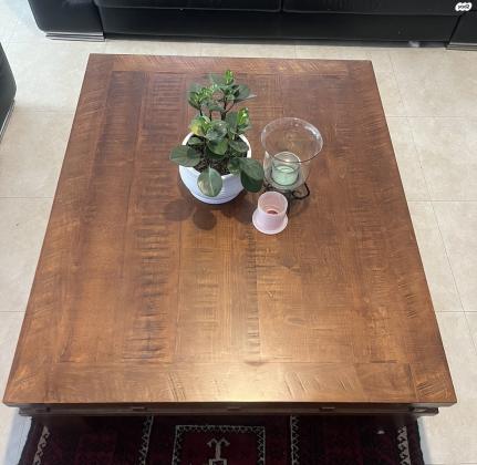 שולחן סלון עץ מייפל מלא