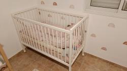 מיטת תינוק כולל מזרן (וגם