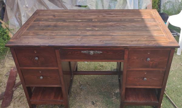 שולחן עבודה וינטג' עבודת יד