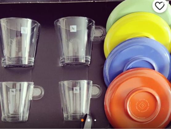 מכונת קפה נספרסו, ניתן להוסיף סט כוסות