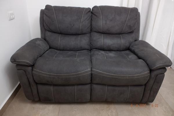 ספה ריקליינר ב 2 המושבים,