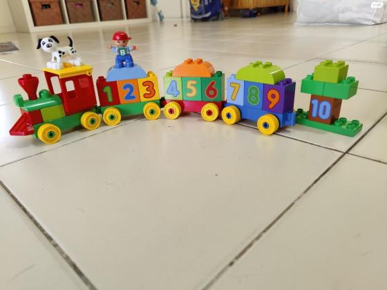 רכבת מספרים - לגו דופלו