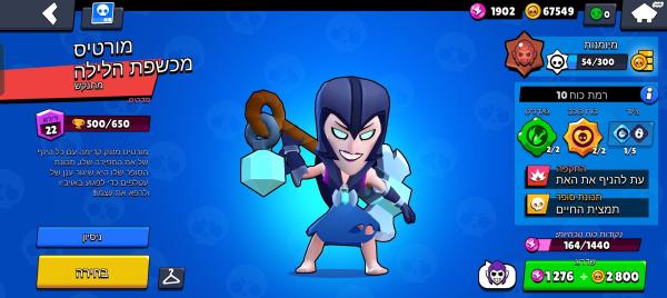 משתמש בבראול סטארס עם מלא