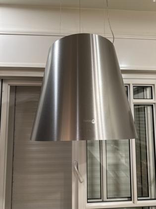 קולט אדים מנירוסטה עגול עם