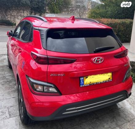 יונדאי קונה EV אוט' חשמלי (136 כ''ס) חשמלי 2022 למכירה בכפר דניאל