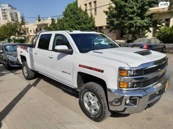 שברולט סילברדו 2500 4X4 LT תא כפול משא פתוח אוט' דיזל 6.6 (397 כ''ס) טורבו דיזל 2017 למכירה בירושלים