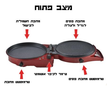 מכשיר מולטי גריל חדש באריזה!מכשיר