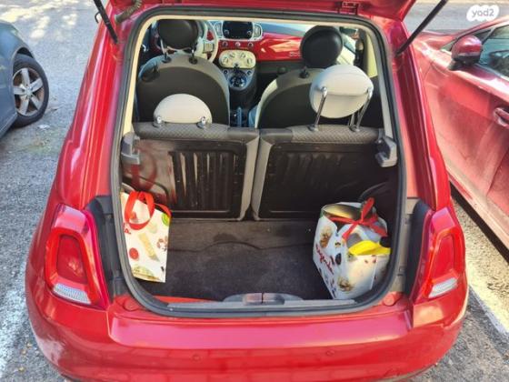 פיאט 500 Pop דואולוג'יק 1.2 (69 כ"ס) [2014 ואילך] בנזין 2017 למכירה בתל אביב יפו