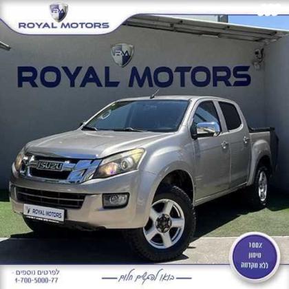 איסוזו 4X4 D-MAX 4X4 S דאבל קבינה אוט' דיזל 2.5 (163 כ''ס) דיזל 2013 למכירה בקרית שמונה