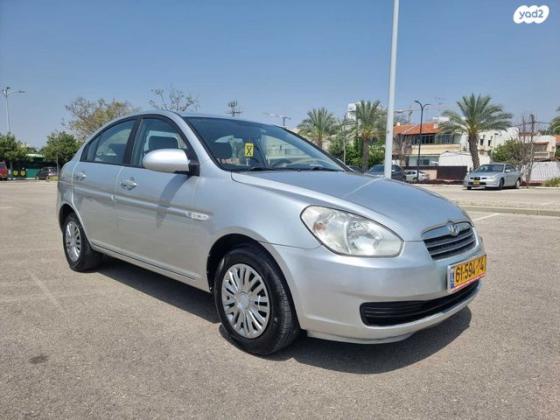 יונדאי אקסנט (עד 2012) GL אוט' 1.4 (97 כ''ס) בנזין 2010 למכירה ברחובות