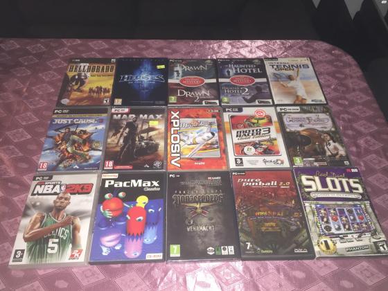 אני מוכר אוסף משחקי מחשב ישנים