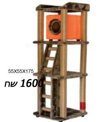 הבתים ועמודי הגירוד לחתולים