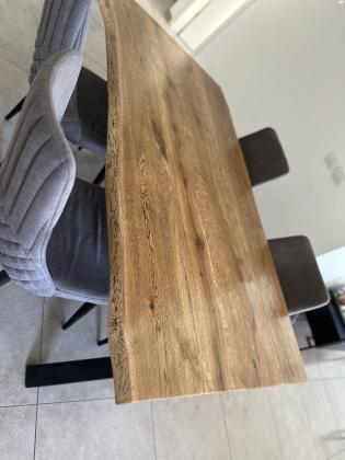 פינת אוכל עץ מלא גודל