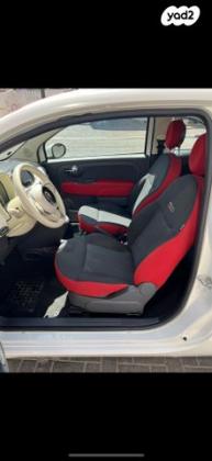 פיאט 500 Pop דואולוג'יק 1.2 (69 כ"ס) [2014 ואילך] בנזין 2016 למכירה באשדוד