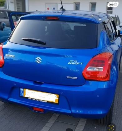 סוזוקי סוויפט GLX אוט' הייבריד 1.2 (83 כ"ס) בנזין 2022 למכירה בחיפה