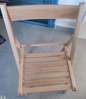 חדש ללא שימוש!כסא מתקפל עשוי