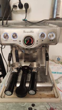 מכונת קפה Breville Bes 820 נירוסטה