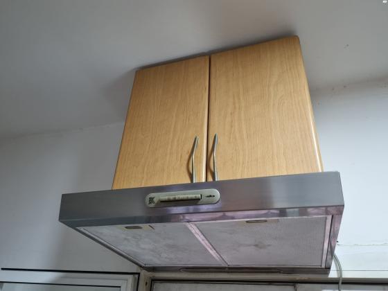 קולט אדים מנירוסטה כולל תאורה