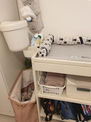 משטח החתלה של איקאה בתוספת