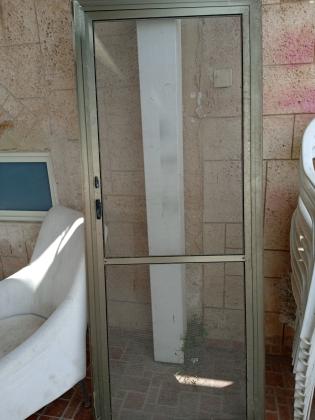 דלת רשת אלומיניום צבע ברונזה