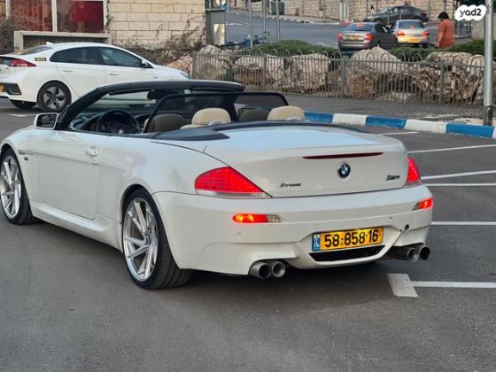 ב.מ.וו סדרה 6 650I קבריולט אוט' 4.8 (367 כ''ס) בנזין 2010 למכירה בירושלים