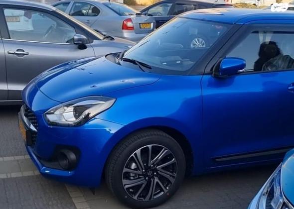 סוזוקי סוויפט GLX אוט' הייבריד 1.2 (83 כ"ס) בנזין 2022 למכירה בחיפה