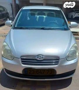 יונדאי אקסנט (עד 2012) GL אוט' 1.6 (112 כ''ס) בנזין 2010 למכירה באשדוד