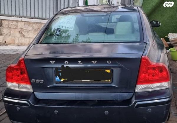 וולוו S60 אוט' 2.4 (140 כ''ס) בנזין 2010 למכירה בבית שמש