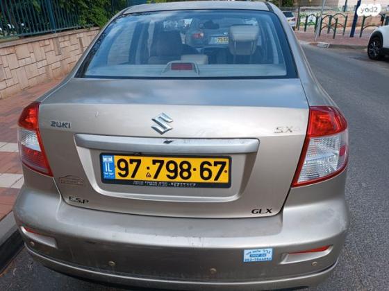 סוזוקי SX4 GLX סדאן אוט' 1.6 (107 כ''ס) בנזין 2008 למכירה ברחובות