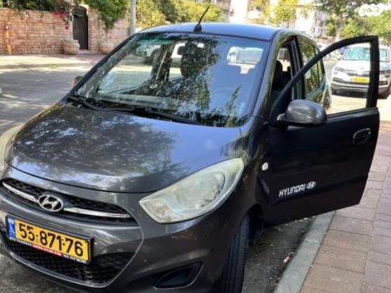 יונדאי i10 Inspire ידני 1.1 (69 כ''ס) בנזין 2011 למכירה בחולון