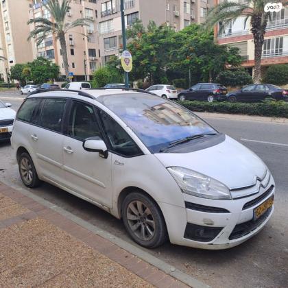 סיטרואן C4 פיקאסו PK גרנד פיקאסו רובוטית 7 מק' 1.6 (156 כ''ס) בנזין 2012 למכירה בנתניה